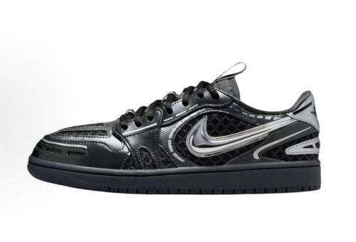 Nike Air Jordan 1 Low Method Of Make "Black Metallic Silver" (W)