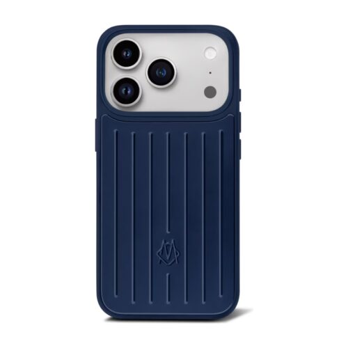 RIMOWA Aluminium Case iPhone 18 Pro Ink Blue